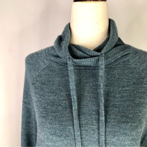 Cynthia Rowley sweater blue extra fine merino wool soft oversized fit size XS - Picture 2 of 9